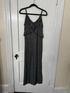 Max Studio Grey Maxi Strappy Summer Dress